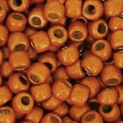 Toho seed beads 11/0 TO11RPF562F - PF Galvanized Saffron Mat x8g