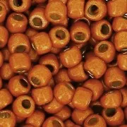Toho seed beads 11/0 TO11RPF562F - PF Galvanized Saffron Mat x8g