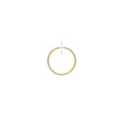 20mm Brass pierced circle pendant - Gold Tone x1|raw }}