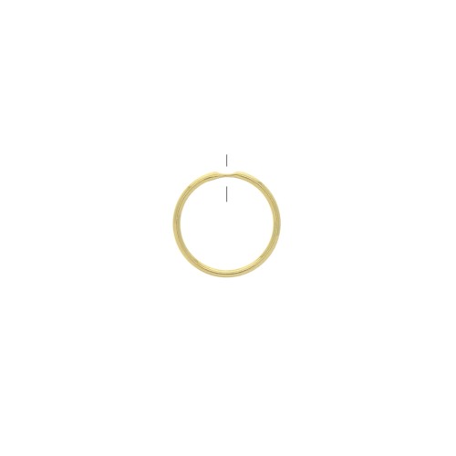 20mm Brass pierced circle pendant - Gold Tone x1