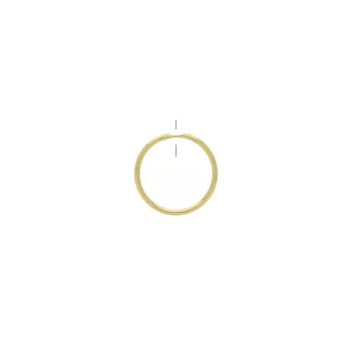 20mm Brass pierced circle pendant - Gold Tone x1