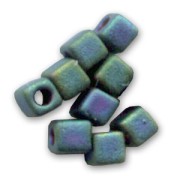 Miyuki cubes 1.8mm SB18-2064 - Blue Green Iris Met Mat x10g