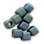Miyuki cubes 1.8mm SB18-2064 - Blue Green Iris Met Mat x10g
