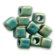 Miyuki cubes 1.8mm SB18-2008 - Mat Metallic Patina Iris x10g