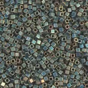 Miyuki cubes 1.8mm SB18-2008 - Mat Metallic Patina Iris x10g