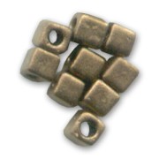 Miyuki cubes 1.8mm SB18-2006 - Dark Bronze Met Mat x10g|raw }}