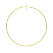 64mm Brass pierced circle pendant - fine Gold plated x1|raw }}