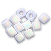 Miyuki cubes 1.8mm SB18-0471 - Opaque White AB x10g|raw }}