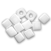 Miyuki cubes 1.8mm SB18-0402 - Opaque White x10g|raw }}