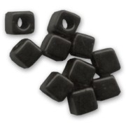 Miyuki cubes 1.8mm SB18-0401F - Opaque Black Mat x10g|raw }}