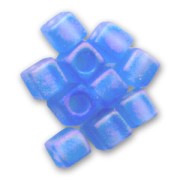 Miyuki cubes 1.8mm SB18-0150FR - Tr Sapphire Mat AB x10g|raw }}