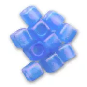 Miyuki cubes 1.8mm SB18-0150FR - Tr Sapphire Mat AB x10g