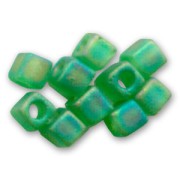 Miyuki cubes 1.8mm SB18-0146FR - Tr Green Mat AB x10g|raw }}
