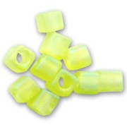 Miyuki cubes 1.8mm SB18-0143FR - Tr Chartreuse Mat AB x10g|raw }}