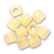 Miyuki cubes 1.8mm SB18-0132FR - Light Topaz Mat AB x10g