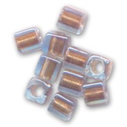 Miyuki cubes 1.8mm SB18-2642 - Spkl Bronze Lined Aqua x10g|raw }}