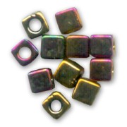 Miyuki cubes 1.8mm SB18-0462 - Metallic Gold Iris x10g|raw }}