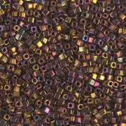 Miyuki 1.8 mm Cubes SB18-0462 - Gold Iris Metallic x10g