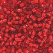 Miyuki Delica 11/0 DB0602 - Dyed Silver-Lined Red x 100 g