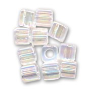Miyuki cubes 1.8mm SB18-0250 - Crystal AB x10g|raw }}