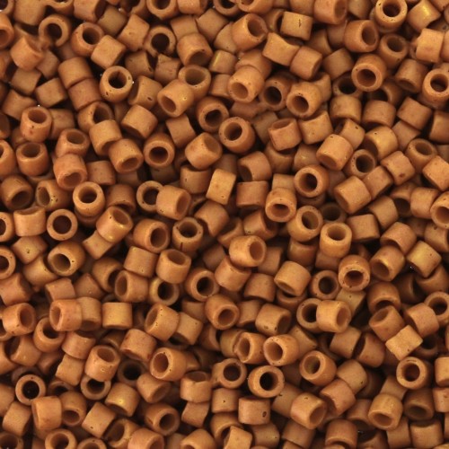 Miyuki Delica 11/0  DB0653 - Dyed Opaque Pumpkin - Wholesale x 100g