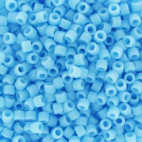Miyuki Delica 11/0 DB0755 - Mat Opaque Turquoise Blue - Wholesale x 100g