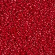 Miyuki Delica 11/0 DB0791 - Dyed Semi-Matte Opaque Bright Red x 100g
