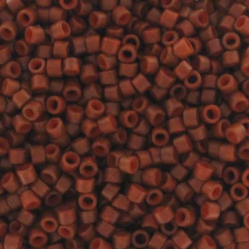 Miyuki Delica 11/0  DB0794 - Dyed Semi Mat Opaque Sienna - Wholesale x 100g