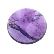 25mm Round cabochon -Amethyst x1