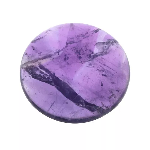 25mm Round cabochon -Amethyst x1
