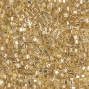 Miyuki cubes 1.8mm SB18-0003 - Gold Silver Lined x10g