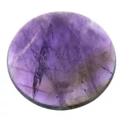 30mm Round cabochon - Amethyst x1