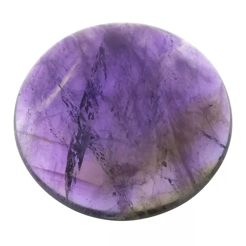30mm Round cabochon - Amethyst x1