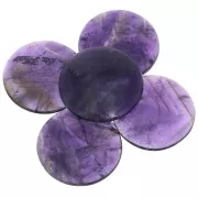 30mm Round cabochon - Amethyst x1