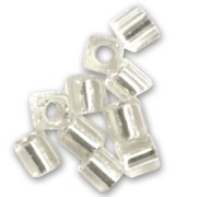 Miyuki cubes 1.8mm SB18-0001 - Crystal Silver Lined x10g