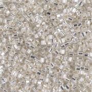 Miyuki cubes 1.8mm SB18-0001 - Crystal Silver Lined x10g