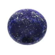 25mm Round cabochon - Lapis lazuli x1