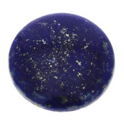 30mm Round cabochon - Lapis lazuli x1
