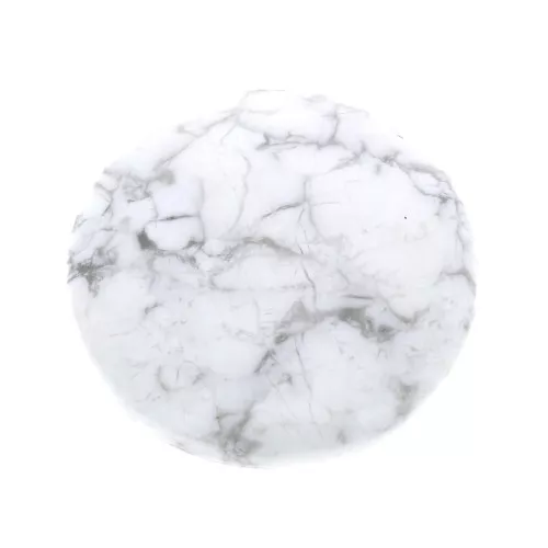 25mm Round cabochon - Howlite x1