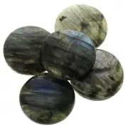 25mm Round cabochon - Labradorite x1