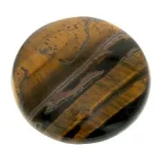 30mm Round cabochon - Tiger Eye x1