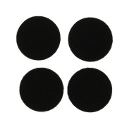 22mm Felt round refill for fragrance diffuser pendant - Black x4|raw }}