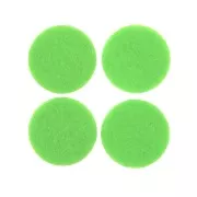 22mm Felt round refill for fragrance diffuser pendant - Neon Green x4