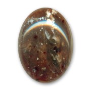 Resin cabochon 40x30mm imitation stone Brown x1|raw }}