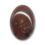 Resin cabochon 25x18mm imitation stone Brown x1
