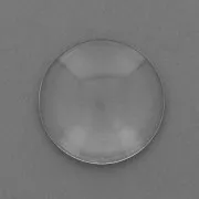 Glass Magnifying cabochon 30mm - Crystal x1