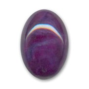 Resin cabochon 25x18mm imitation stone Purple x1