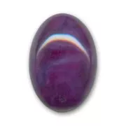 Resin cabochon 25x18mm imitation stone Purple x1