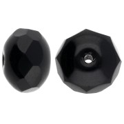 Donuts 8.5x6 mm Jet x25