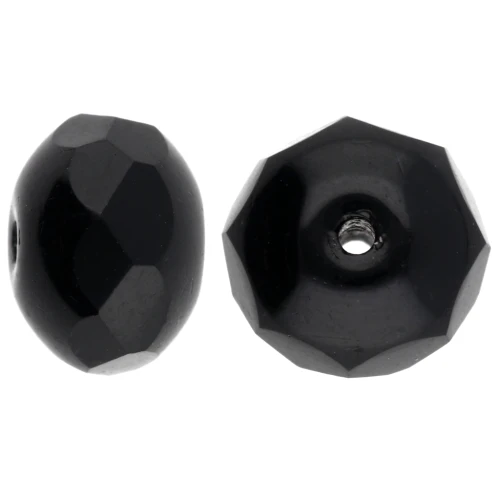 Donuts 8.5x6 mm Jet x25